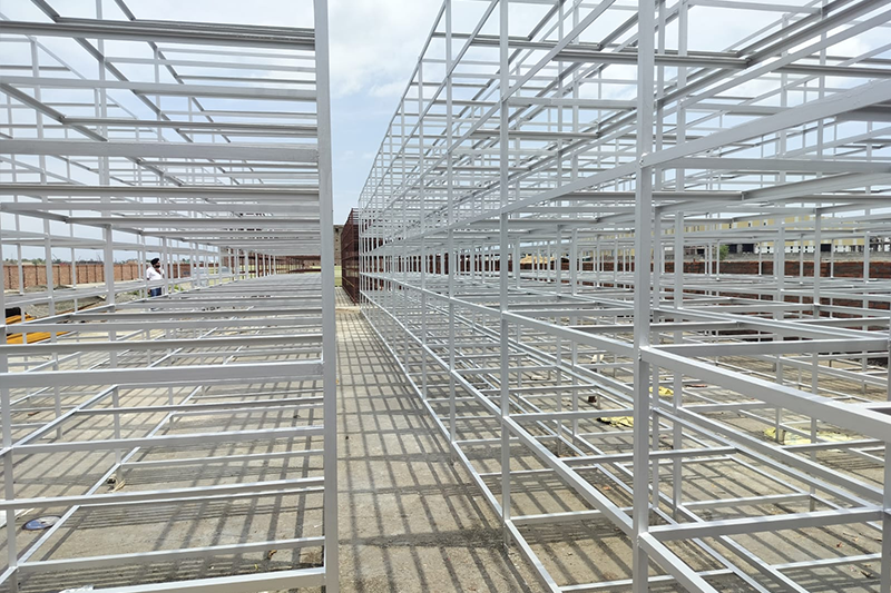 Hot Dip Galvanized Angle Iron Rack by Shakti Industries