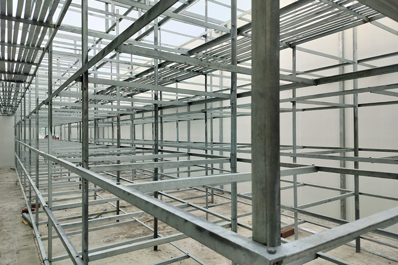 Hot Dip Galvanized Angle Iron Rack by Shakti Industries