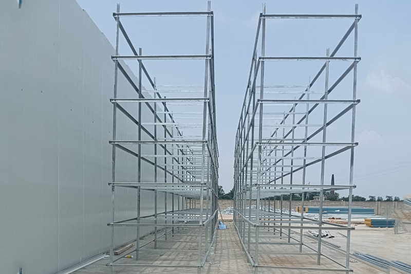 Hot Dip Galvanized Angle Iron Rack by Shakti Industries