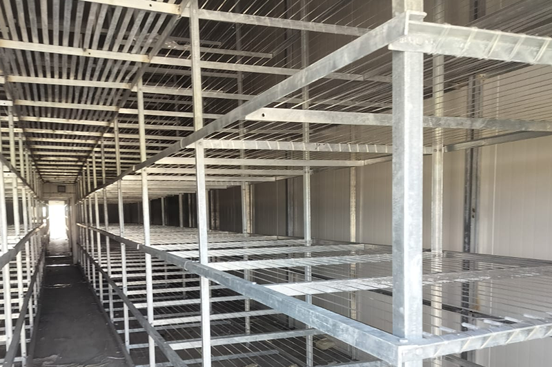 Hot Dip Galvanized Angle Iron Rack by Shakti Industries