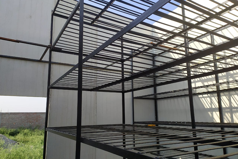 Hot Dip Galvanized Angle Iron Rack by Shakti Industries