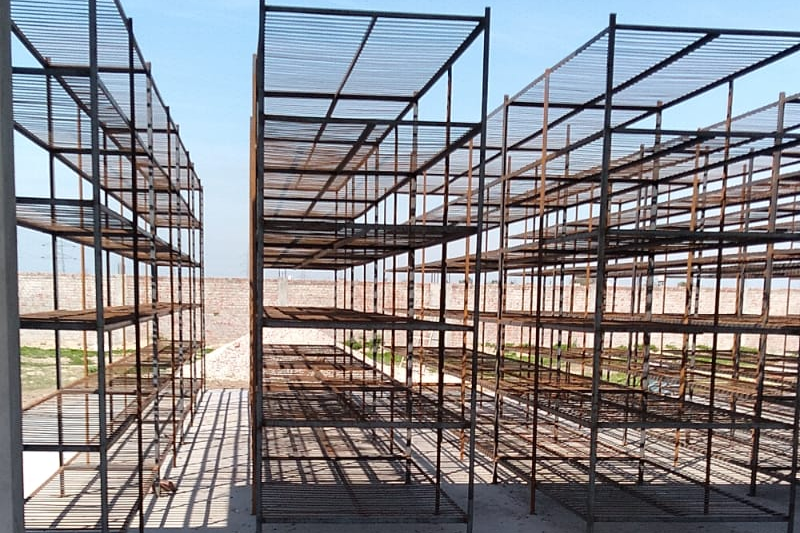 Hot Dip Galvanized Angle Iron Rack by Shakti Industries