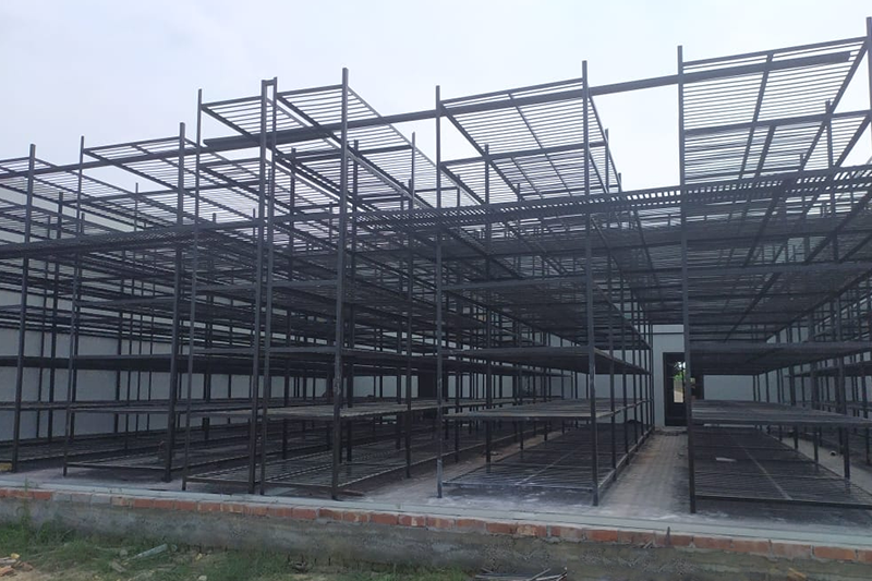 Hot Dip Galvanized Angle Iron Rack by Shakti Industries