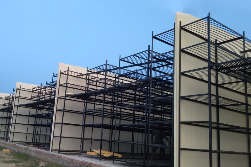 Hot Dip Galvanized Angle Iron Rack by Shakti Industries