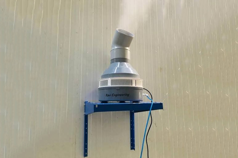 Humidifier System for Mushroom Rooms by Shakti Industries